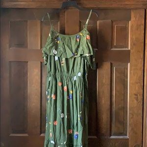 Hunter Green Meadow Dress